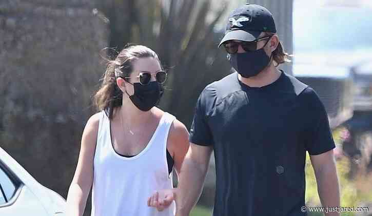 Lea Michele & Zandy Reich Kick Off Their Week with a Walk
