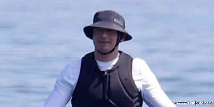Orlando Bloom Goes Surfing On His Expensive E-Board Over The Weekend