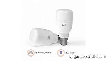 Mi Smart LED Bulb (B22) With 9W Rating, 950 Lumens Brightness, Voice Control Launched in India