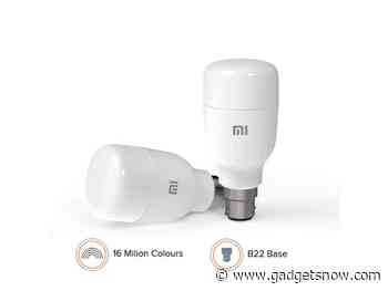 Xiaomi launches Mi Smart LED bulb B22 at Rs 799 - Gadgets Now
