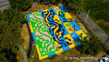 Check out This Basketball Court Turned into a Beautiful Mural - Rhode Island Monthly