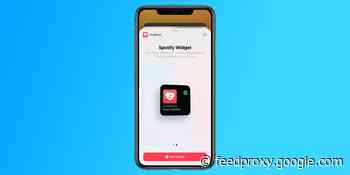 TuneTrack app brings Spotify widget to your iOS 14 home screen