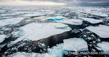 Arctic ice drops below a grim benchmark