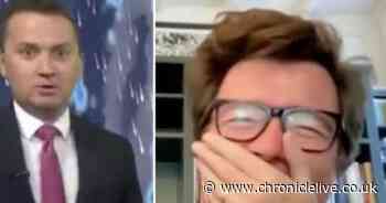 BBC weather host has excruciatingly awkward moment with Rick Astley