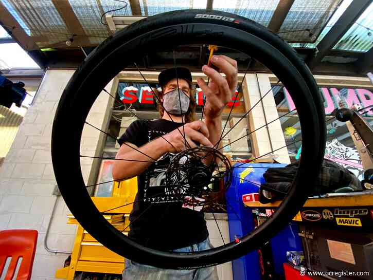 Bicycle sales and repairs are skyrocketing, creating shortages and waiting lists