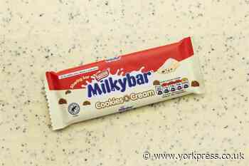 New Cookies & Cream version of Milkybar made in York