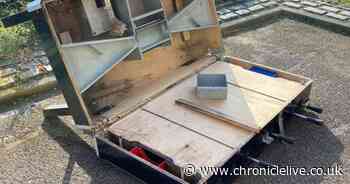 CCTV shows vandals wreck outdoor equipment at Sunderland museum