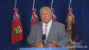 Coronavirus: Ford says “fall preparedness” plan to be released over several days