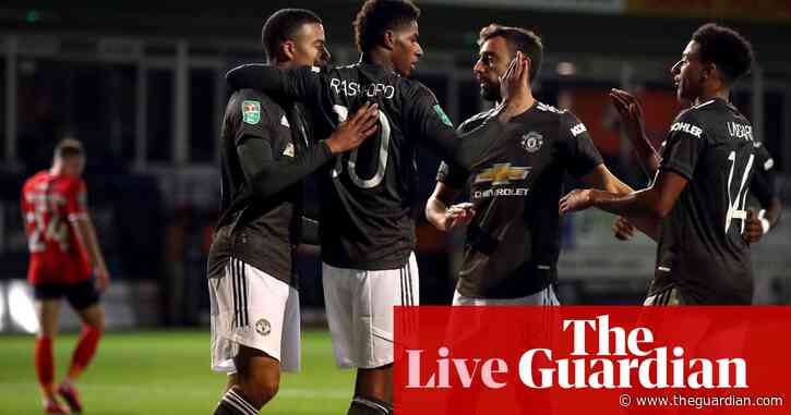 Luton 0-3 Manchester United: Carabao Cup third round – as it happened!