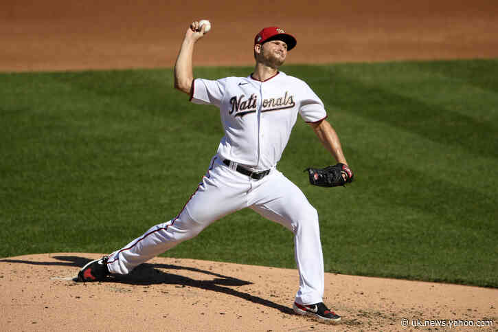 Voth stymies Phillies, Nationals win doubleheader opener 5-1