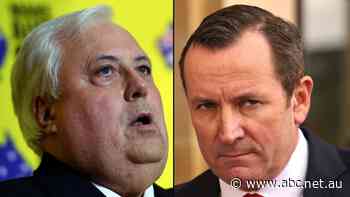 Mark McGowan launches defamation lawsuit against Clive Palmer