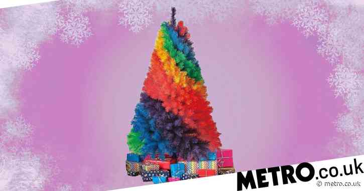 Asda releases 5ft rainbow Christmas tree for £50 – but shoppers are completely divided