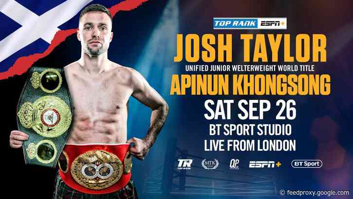 Live Stream: Josh Taylor,  Charlie Edwards Press Conference