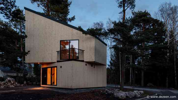 Ortraum Architects builds timber music studio beside house in Helsinki