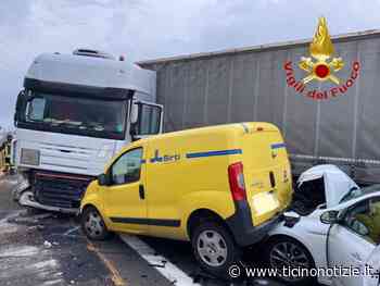 Arluno: incidente lungo l'autostrada A4, coinvolto anche un tir - Ticino Notizie