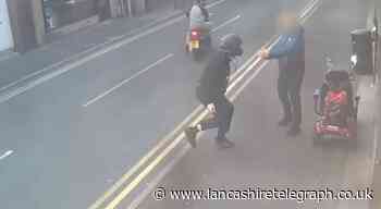 Hunt for helmet-clad motorcyclist after Lancashire man, 23, stabbed with knife