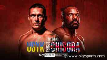 Usyk vs Chisora heavyweight clash confirmed