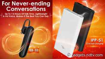 Itel IEB-32 Bluetooth Headset, IPP-51 10,000mAh Power Bank Launched in India