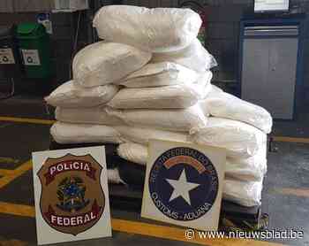 605 kilo cocaïne voor Antwerpen onderschept in Brazilië
