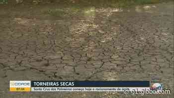 Racionamento de água em Santa Cruz das Palmeiras corta abastecimento 12 horas por dia - G1