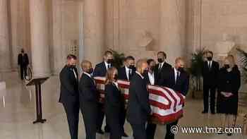 Ruth Bader Ginsburg's Casket Lies in Repose at Supreme Court