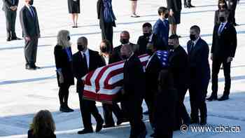 Supreme Court chief justice pays tribute to 'tough, brave' Ginsburg at ceremony