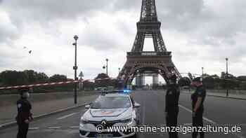 Eiffelturm in Paris nach Bombendrohung evakuiert - Video zeigt Polizeieinsatz