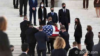 Ruth Bader Ginsburg remembered as 'tough, brave, a fighter, a winner' during Supreme Court memorial