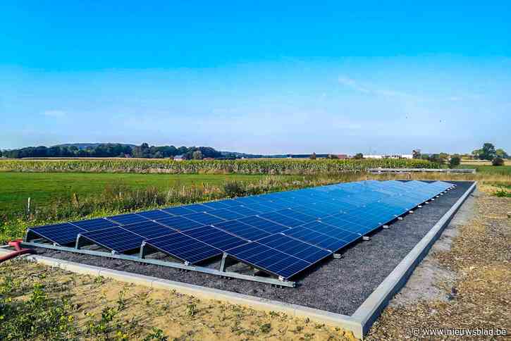Nieuwe zonnepanelen wekken energie op voor waterwinning Ronsemeers