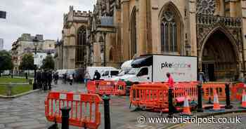 Film crews spotted at Bristol Cathedral