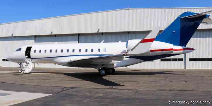 This brand-new $56 million Bombardier Global 6500 private jet can fly 6,600 nautical miles and is now for sale  – see inside