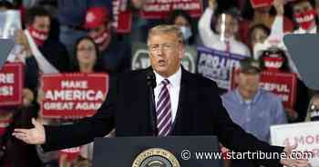 Police: Suspected arson levels garage at home with 'Trump 2020' flags