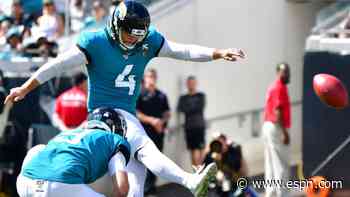Jags to start rookie kicker after Lambo goes to IR