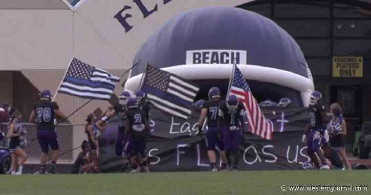 School Bans Pro-Police Flag After Complaints That It Is ‘Racist’