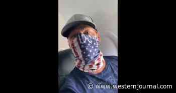 Video: Flight Attendant Lashes Out at Passenger Wearing American Flag Gaiter – Cops Will Be Waiting for You