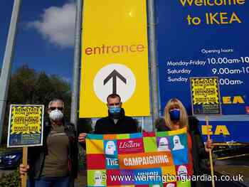 Protest at Ikea Warrington over sacking of Richie Venton - Warrington Guardian