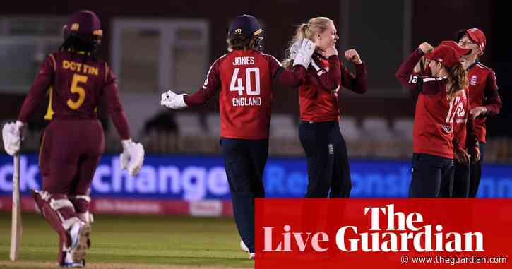 England beat West Indies in second women's T20 – as it happened