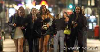 Raucous scenes as Brits enjoy last night partying before 10pm curfew