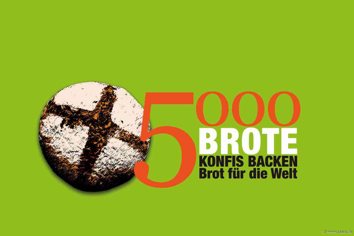 5.000 Brote: Konfis backen trotz Corona Brot für die Welt
