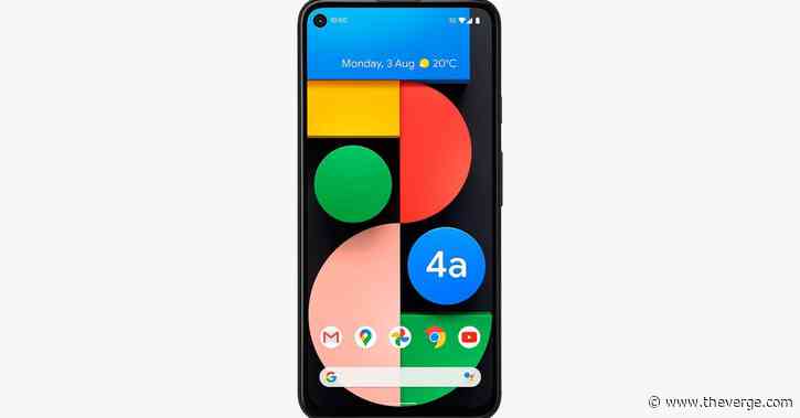 Pixel 4A 5G images leak, showing dual rear cameras and a headphone jack