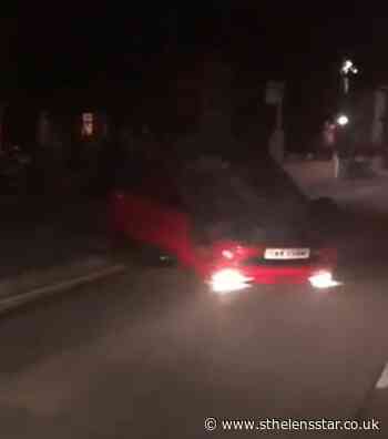 Car overturned in crash on Church Road, Haydock - St Helens Star