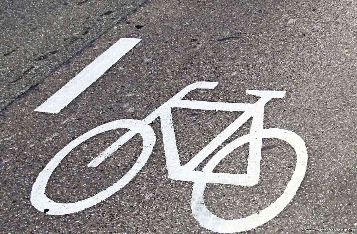 Verkehrsversuch in Waldenbuch - Die Fahrrad-Schutzstreifen gibt es nur auf Probe - Stuttgarter Zeitung