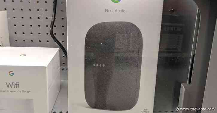 Packaging for Google’s Nest Audio smart speaker and new Chromecast leaks