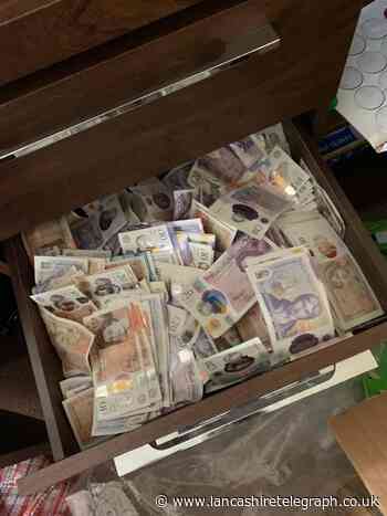£22,000 cash and drugs seized in Accrington
