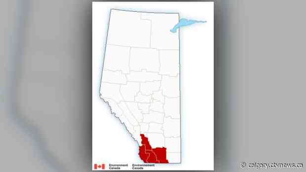 Wind warnings issued in southern Alberta as gusts expected to near 90 km/h