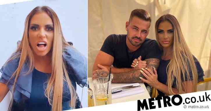 Katie Price and boyfriend Carl Woods flip the bird at their ‘doubters and haters’ as romance blossoms