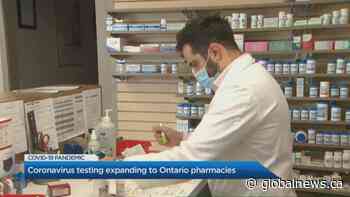 Coronavirus testing expanding to Ontario pharmacies