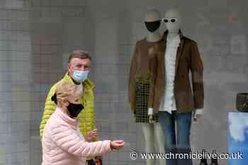 Shoppers obey new face mask rules in Newcastle - as do the Fenwick's mannequins