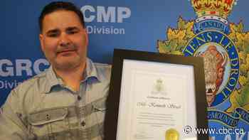 He saved a neighbour from her attacker. Now he's getting a top award for civilian bravery.
