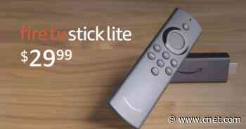 Fire TV Stick Lite brings price of Alexa-powered streaming down to $30     - CNET